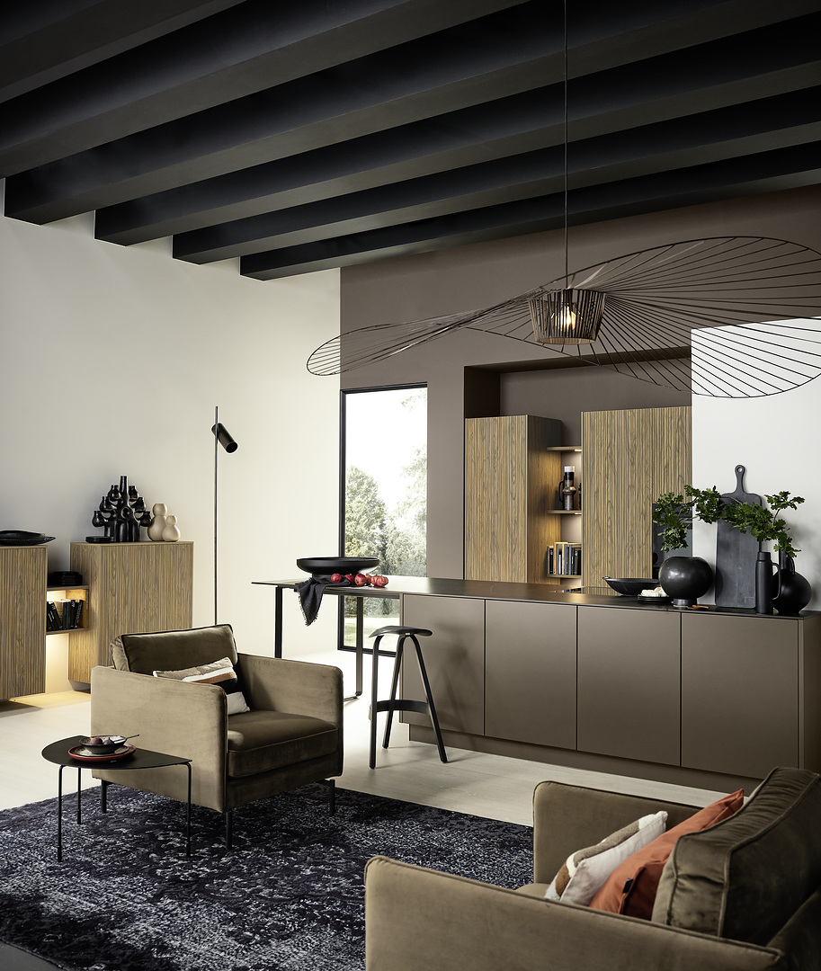 SOFT LACK - Sepiabraun