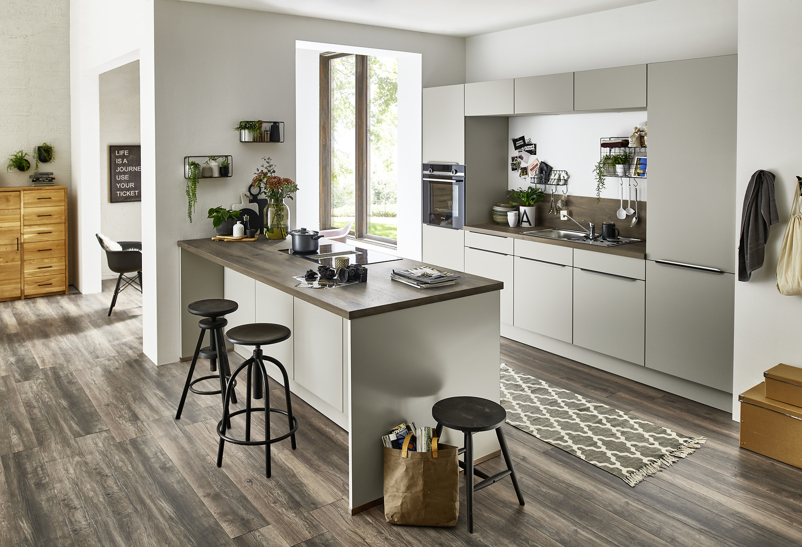 VELLUTO - Platingrau matt